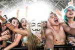 Fans listen to a set by Nicky Romero at the Sahara Tent during the Coachella Valley Music and Arts Festival in Indio, Calif., April 12, 2013. (Photo: Chad Batka / The New York Times).